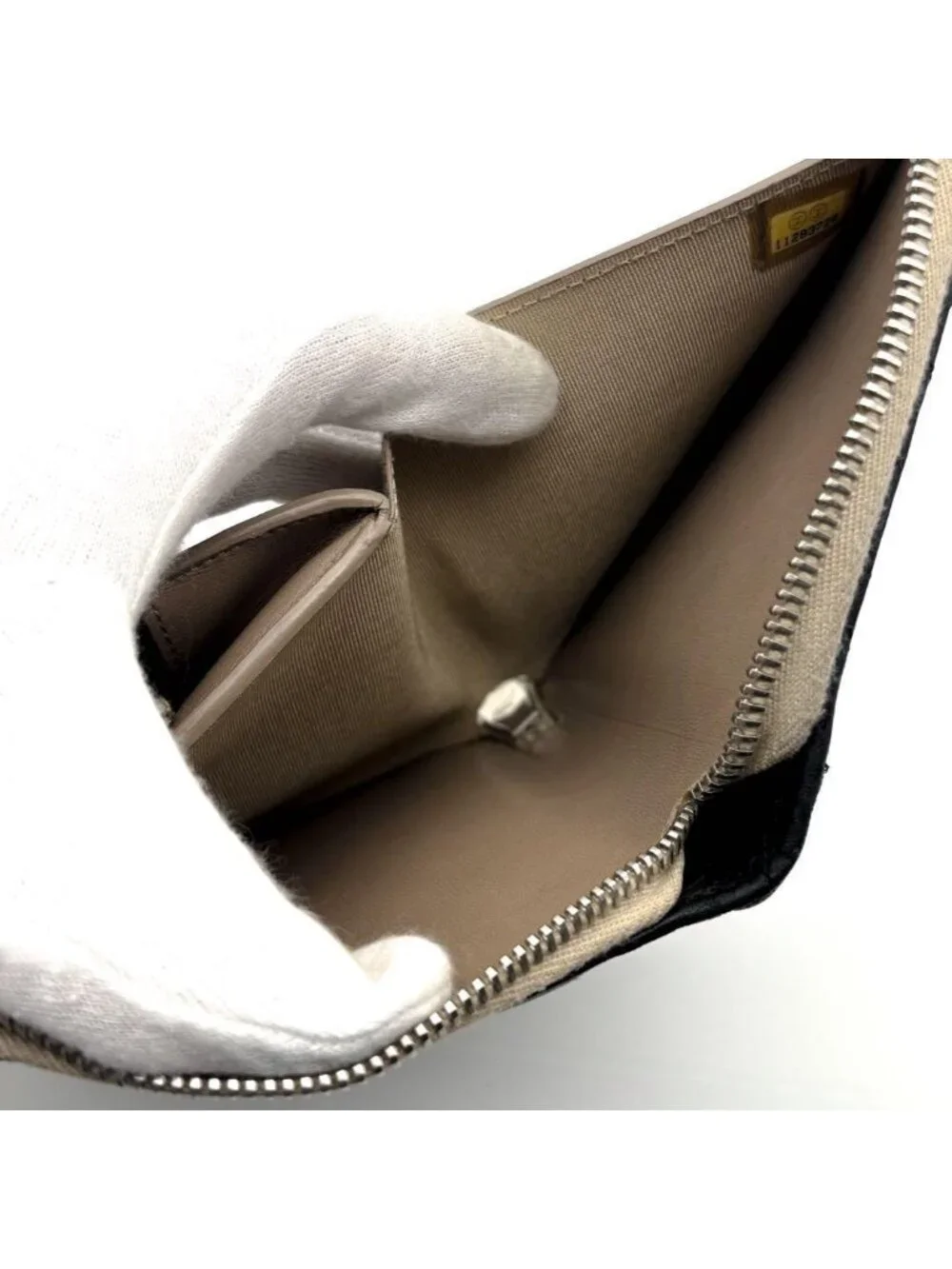 Chanel Wallet Quilted Zip Around Bifold
